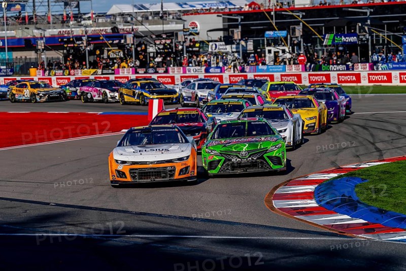 NASCAR Cup Series driver, AJ ALLMENDINGER (16), races through the turns during the Bank of Amercia ROVAL 400 at the Charlotte Motor Speedway in Concord NC