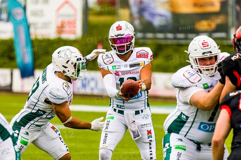 German Football League, Game: Schwäbisch Hall Unicorns, Saarland Hurricanes in the Optima Sportpark in Schwäbisch Hall Germany on 08. June. 2024