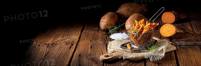 Crispy sweet potato fries from the oven