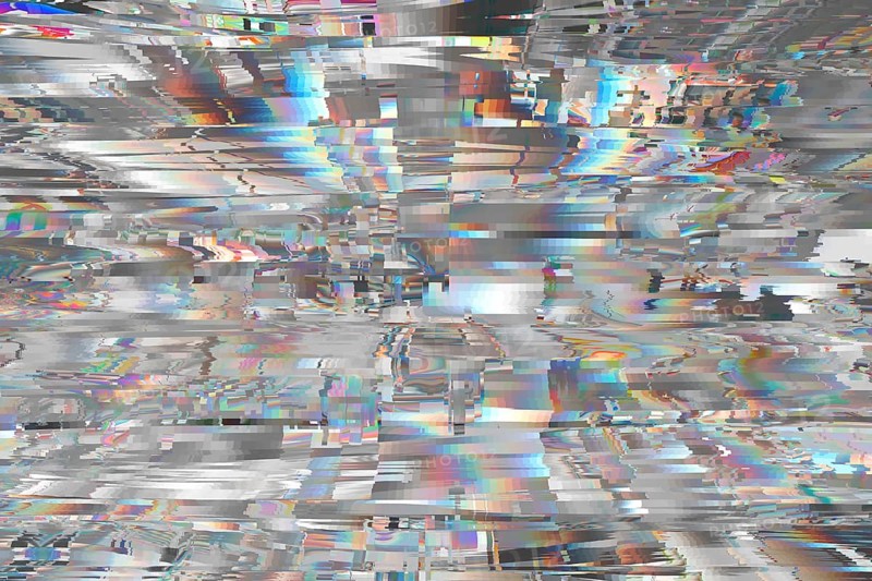 Illustration of a styilsh abstract glitch background