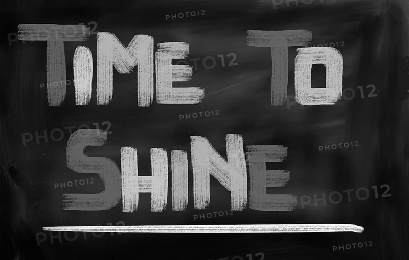 Time To Shine Concept