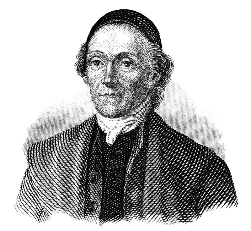 Johann Caspar Lavater, 1741 - 1801, a Swiss Protestant pastor, philosopher and writer in the Enlightenment, Portrait von Johann Caspar Lavater, 1741 - 1801, ein reformierter Pfarrer, Philosoph und Schriftsteller aus der Schweiz in der Zeit der Aufklärung