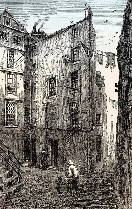 Lady Stair's Close, Lawnmarket, Edinburgh, Scotland, 17th century