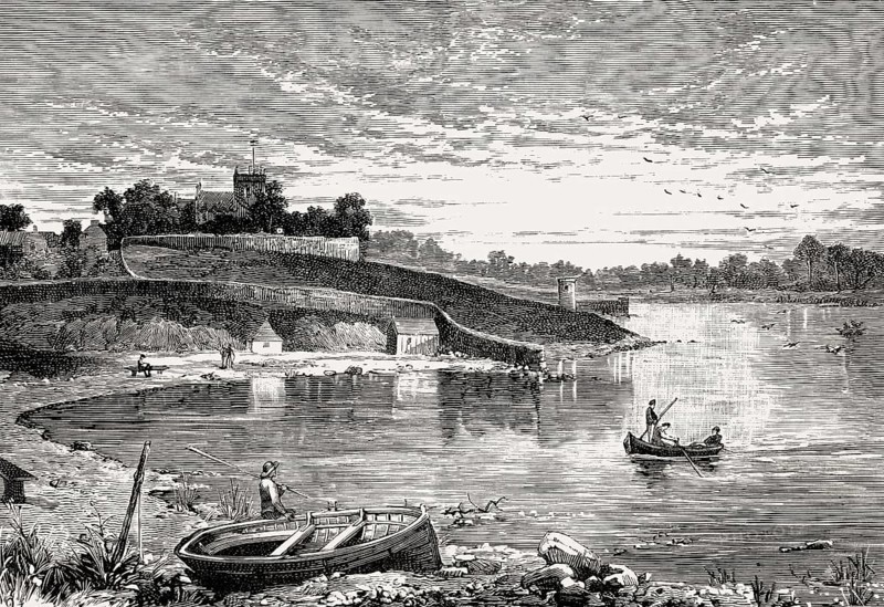 Duddingston Loch, Duddingston Village, Edinburgh, Scotland, 19th century