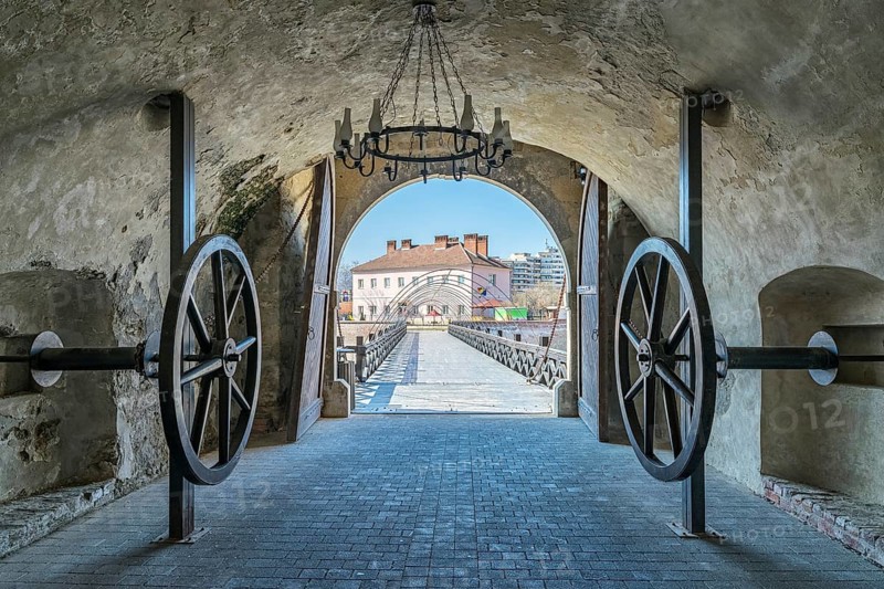 Inside the 4rd Gate of the Citadel Alba-Carolina in Alba Iulia, Romania, officially declared Capital of the Great Union of Romania, Europe