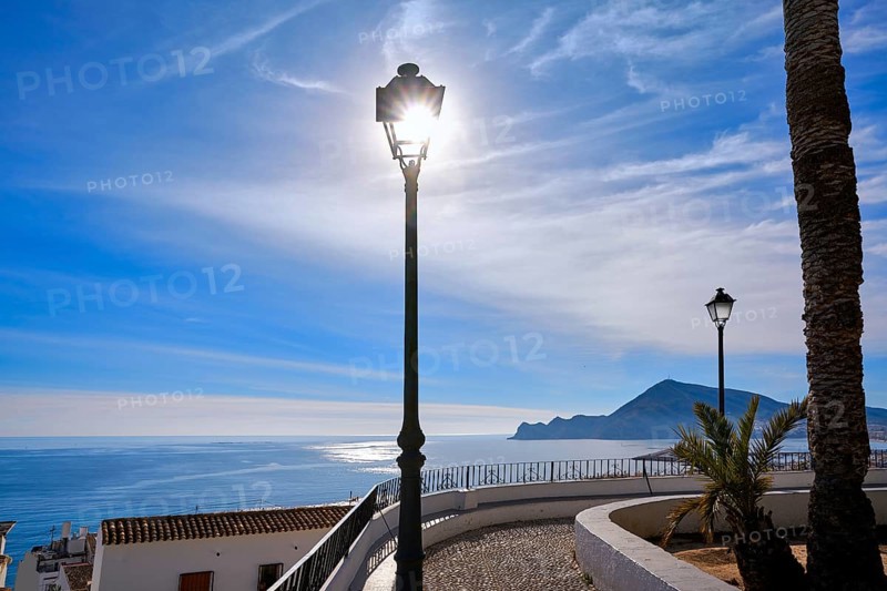 Altea white village in Alicante at Mediterranean Spain