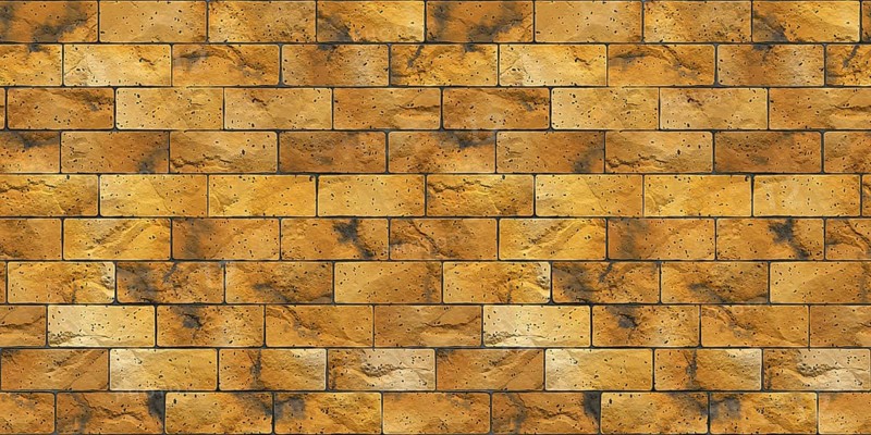 An illustration of a brick stone wall banner background seamless texture