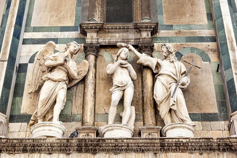 An image of the famous Baptism in Florence