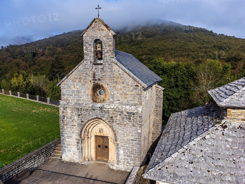 Roncesvalles, Church of Santiago, Santiago's road, Navarra, Spain, Europe