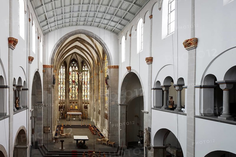 View from the west gallery to the east, St., Sankt, Saint