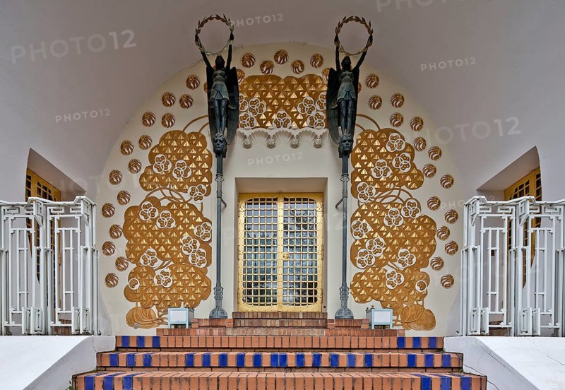 Ernst Ludwig House, 1901 by Joseph Maria Olbrich, main portal