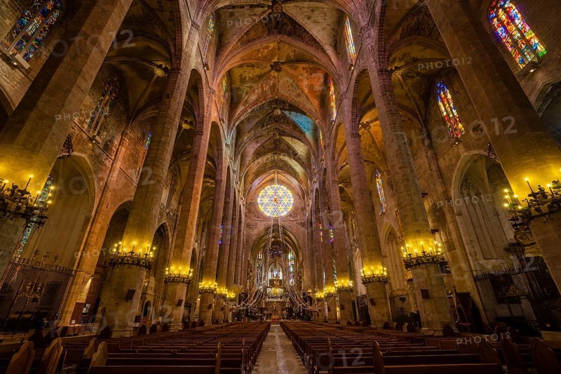 Cathedral of Mallorca, 13th century, Historical-artistic monument, Palma, mallorca, balearic islands, spain
