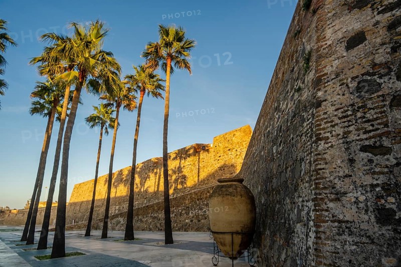 Royal Castle and Walls, main historic landmark of Ceuta in Spain, North Africa