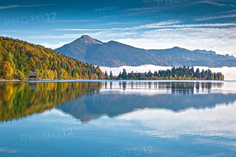An image of the Walchensee in Bavaria Germany