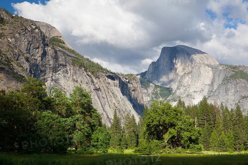 The sunset in Yosemite National Park, California, USA, North America