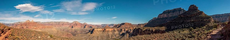 Scenic view on the Grand Canyon from South Kaibab Trail, Arizona, USA, North America