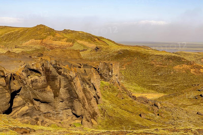 Pakgil volcanic area, south coast, Iceland, Europe