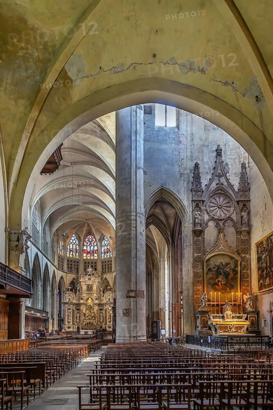 Toulouse Cathedral is a Roman Catholic church located in the city of Toulouse, France. Interior