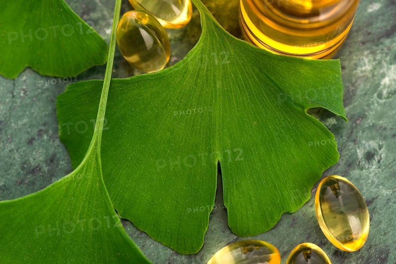 Ginkgo with essential oil