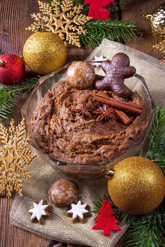 Fresh gingerbread dough