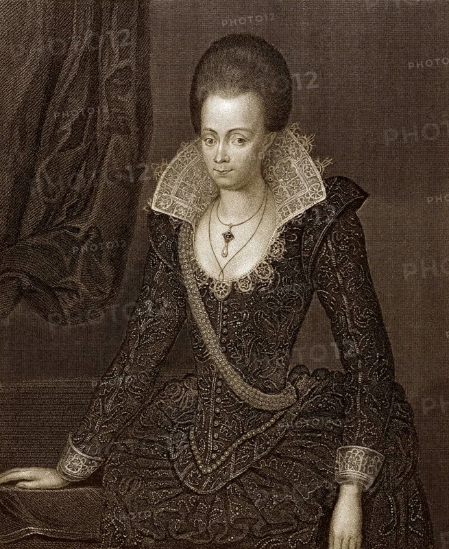 Lady Arbella Stuart or Arabella Stewart, 1575-1615, an English noblewoman, considered a possible successor to Queen Elizabeth I of England