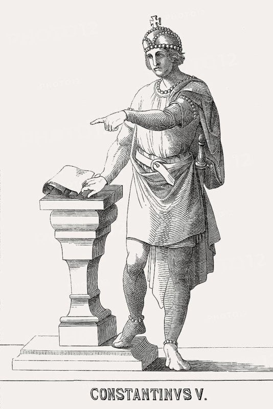 Constantine V, 718, 775, Byzantine emperor from 741 to 775