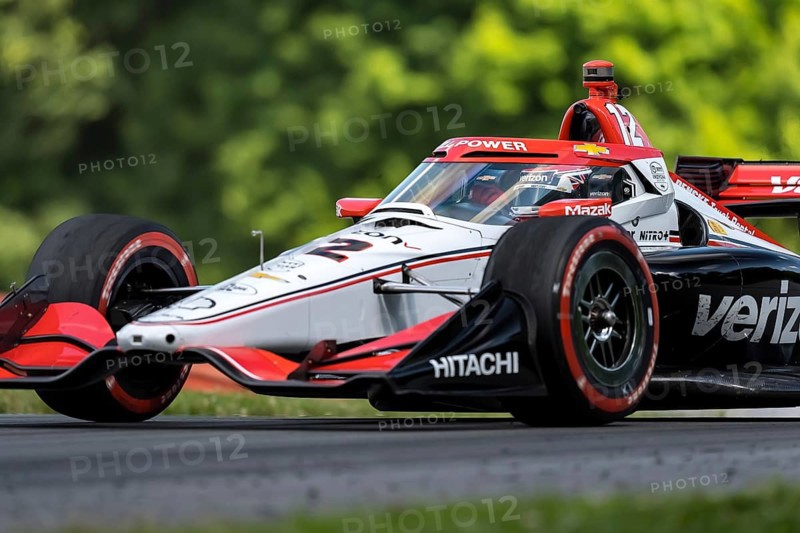 WILL POWER (12) of Toowoomba, Australia practices for the Honda Indy 200 at Mid-Ohio Sports Car Course in Lexington, OH