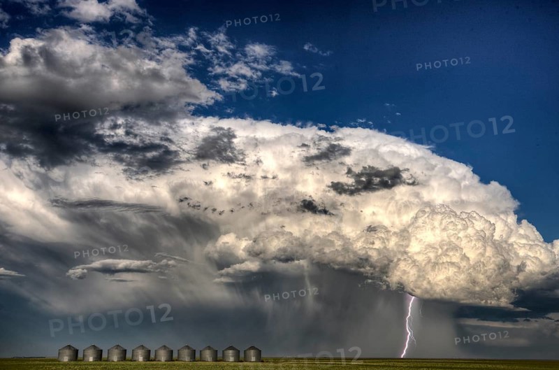 Storm Clouds Canada warning ominous skies Saskatchewan
