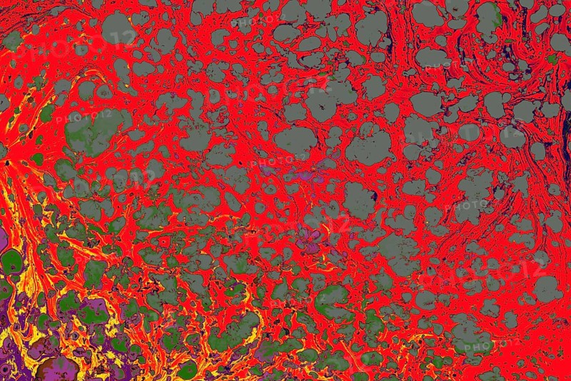 Ebru marble effect surface pattern design for print
