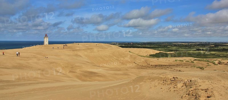 Rubjerg Knude, big sand dune at the west coast of Denmark