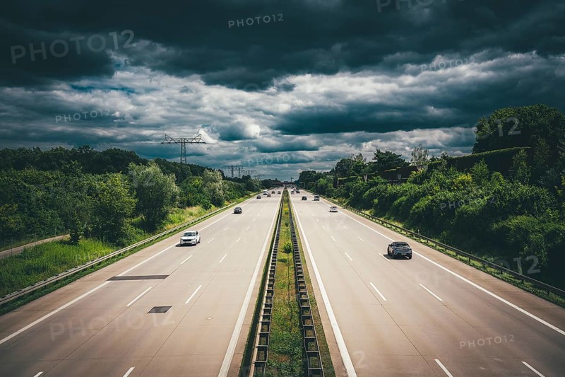 Motorway A10 Berliner Ring near Neuenhagen, Bollensdorf 1