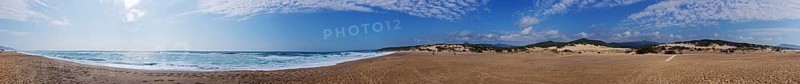360 degree panorama, Dune di Piscinas, Costa Verde, Sardinia