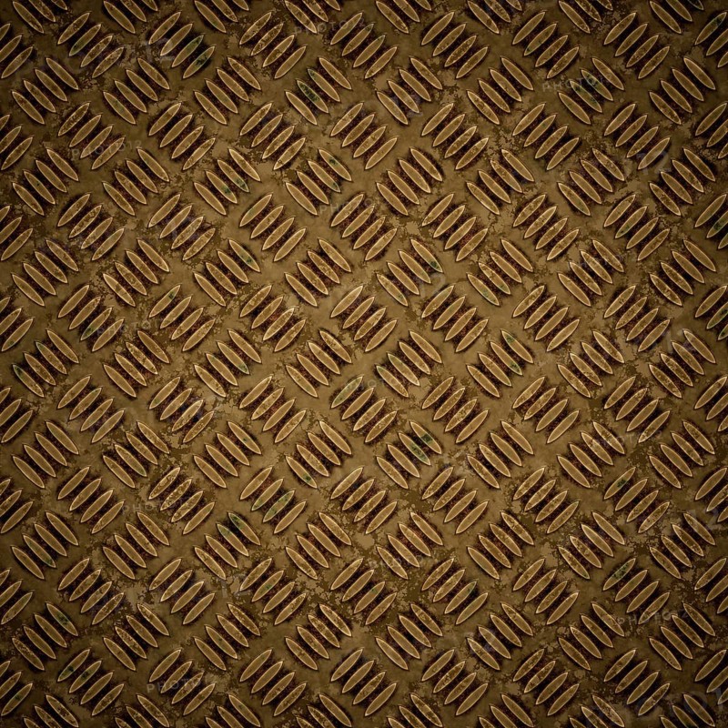 Illustration of a diamond metal plate texture