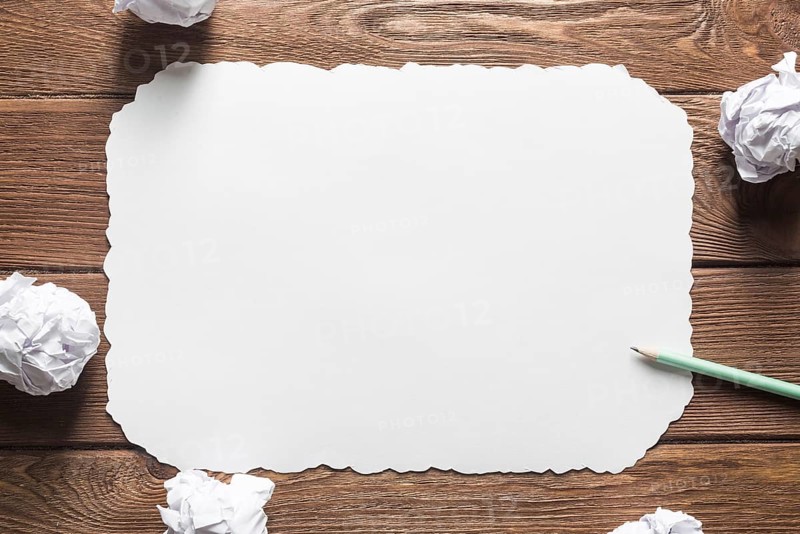 Concept of creativity and inspiration presented by blank papershit. Place your text