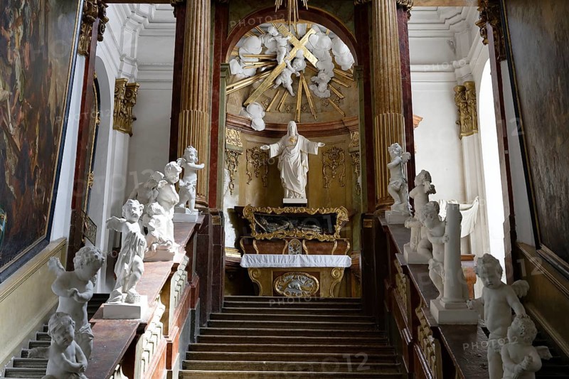 Interior view, Holy Stairs, Loreto Chapel, Minoritska 449, Brno, South Moravian Region, Czech Republic, Europe