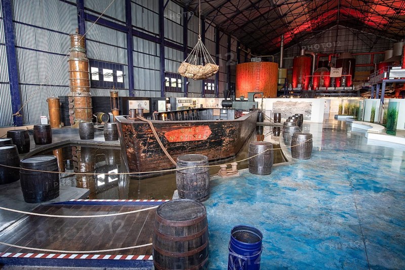 Exhibition Hall, Sugar Museum, L'Aventure du Sucre, Pamplemousses, Indian Ocean, Island, Mauritius, Africa
