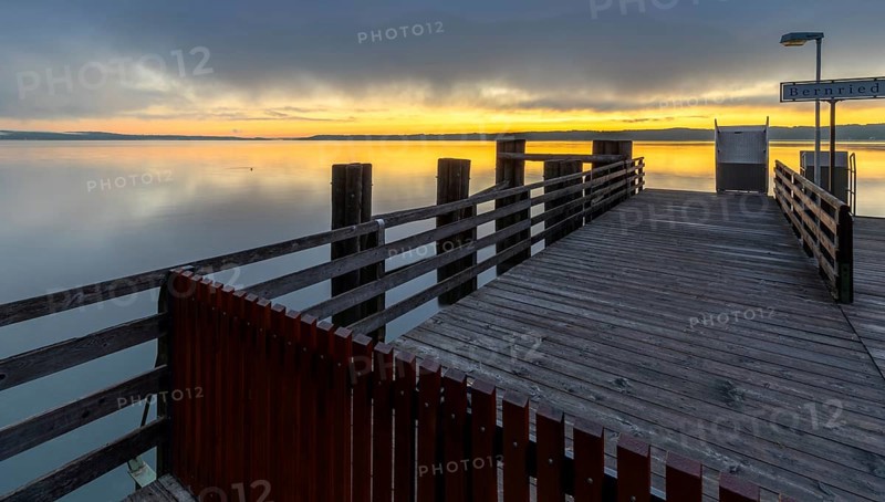 Sunrise in Bernried at Lake Starberg