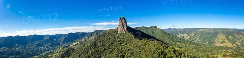 Pedra do Bau, rock mountain peak in Sao Bento do Sapucai, Brazil. South America