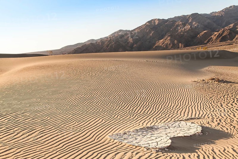 Sand dunes of Mesquite Flat in Death Valley Desert - California