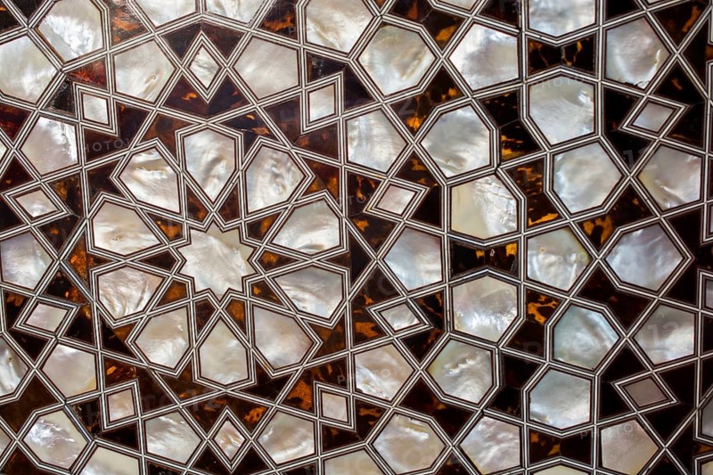 Ottoman art example of Mother of Pearl inlays