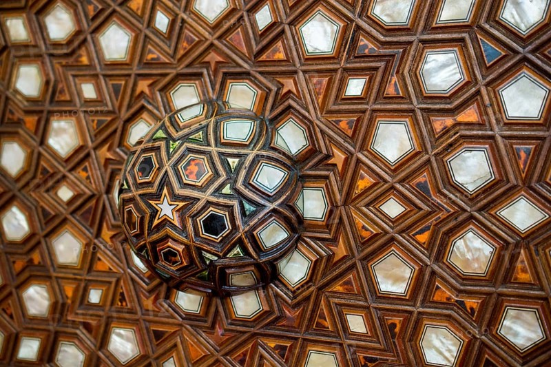 Ottoman art example of Mother of Pearl inlays