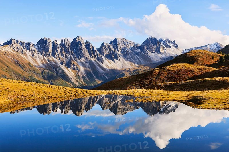 Kalkkögel Range in the Stubai Alps, Tyrol, Austria, Europe