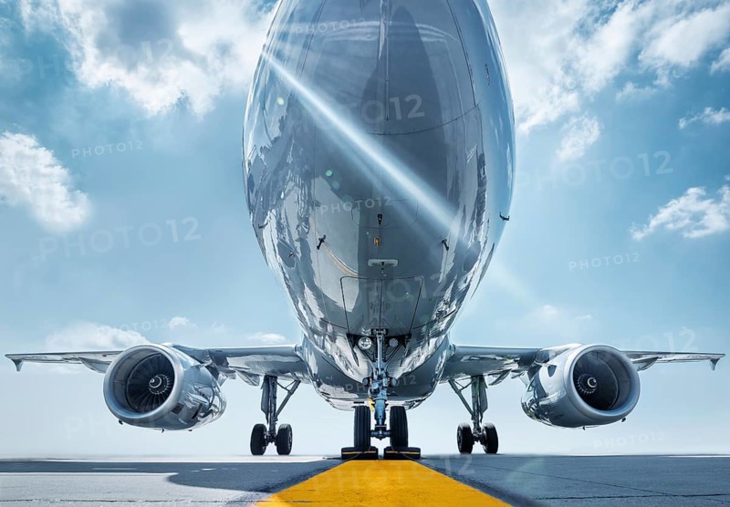 aircraft is waiting for take off