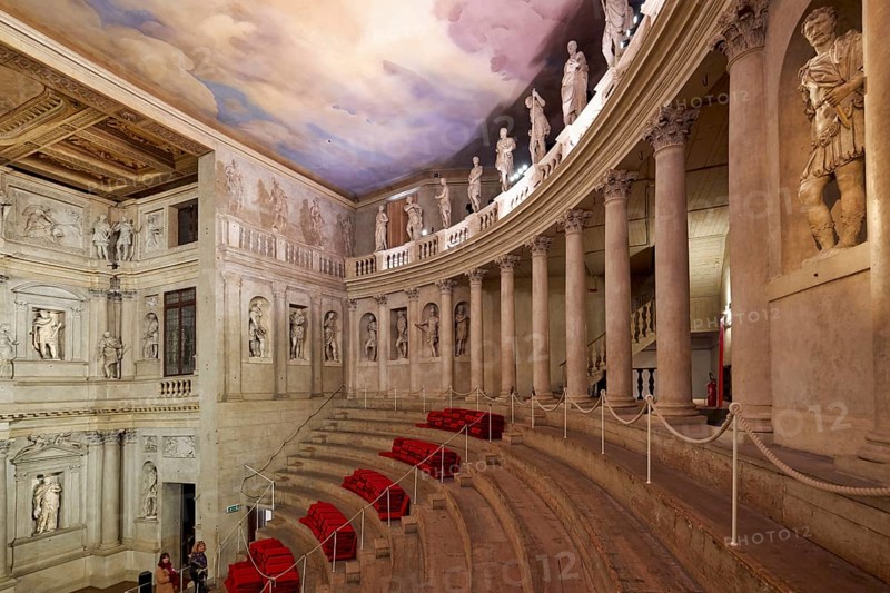 Vicenza, Veneto, Italy. The Teatro Olimpico