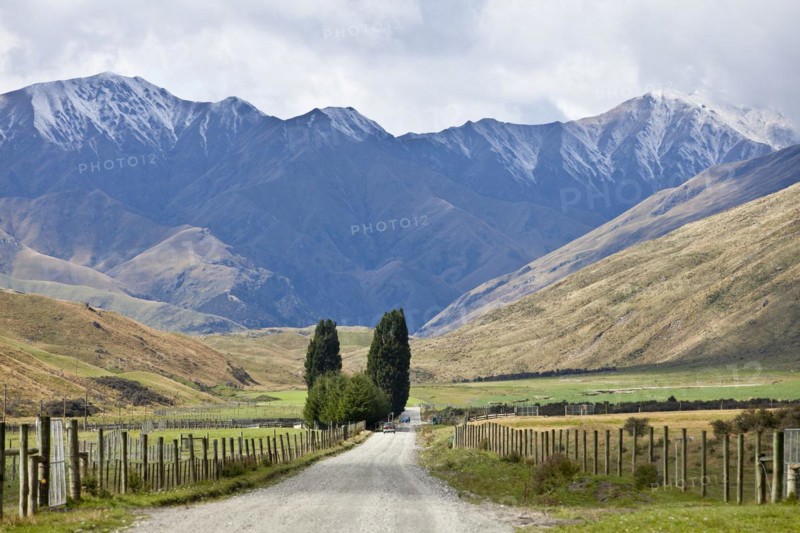 Landscape in the Wanaka Region, New Zealand, South Island, Oceania