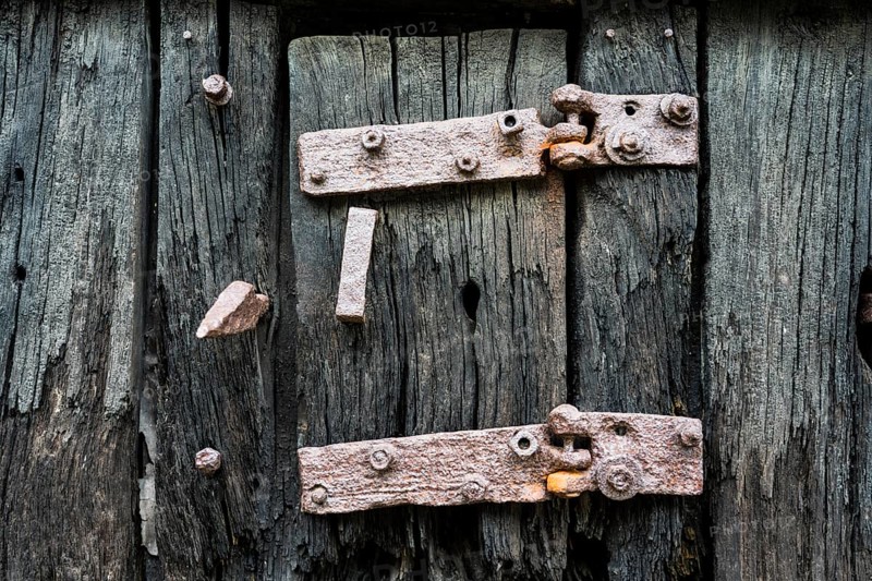 Old and rusty bolts