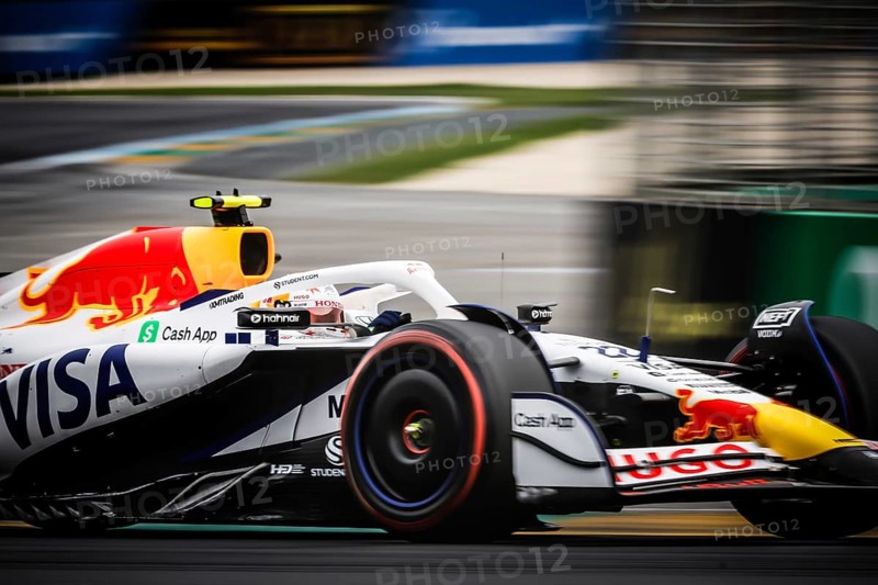 MELBOURNE, AUSTRALIA - MARCH 15: Yuki Tsunoda of Japan drives the Visa Cash App Racing Bulls F1 Team VCARB 02 during third practice in the 2025 Australian Grand Prix at Albert Park in Melbourne, Australia, Oceania