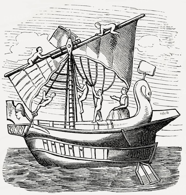 A merchant ship, ancient Roman ship