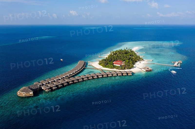 Holiday island Dhiggiri, Felidhu Atoll, Indian Ocean, Maldives, Asia