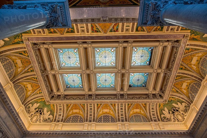 WASHINGTON, USA, AUGUST 13, 2022, Inside the Library of Congress in Washington DC, USA, North America